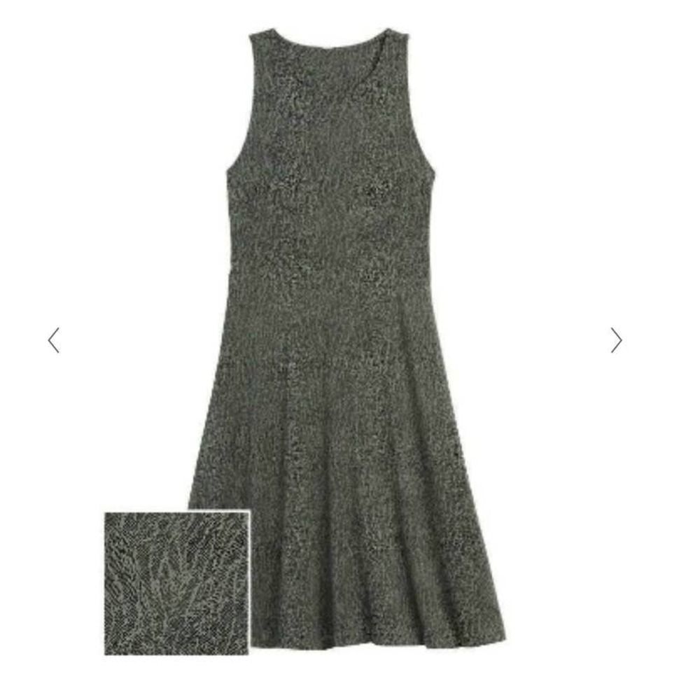 Athleta Santorini Thera Printed Dress in Mojave Laurel Olive Size XS